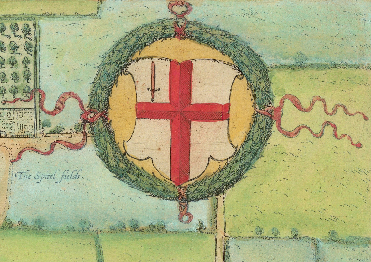 The "First Map of LONDON" by Braun and Hogenberg 1572