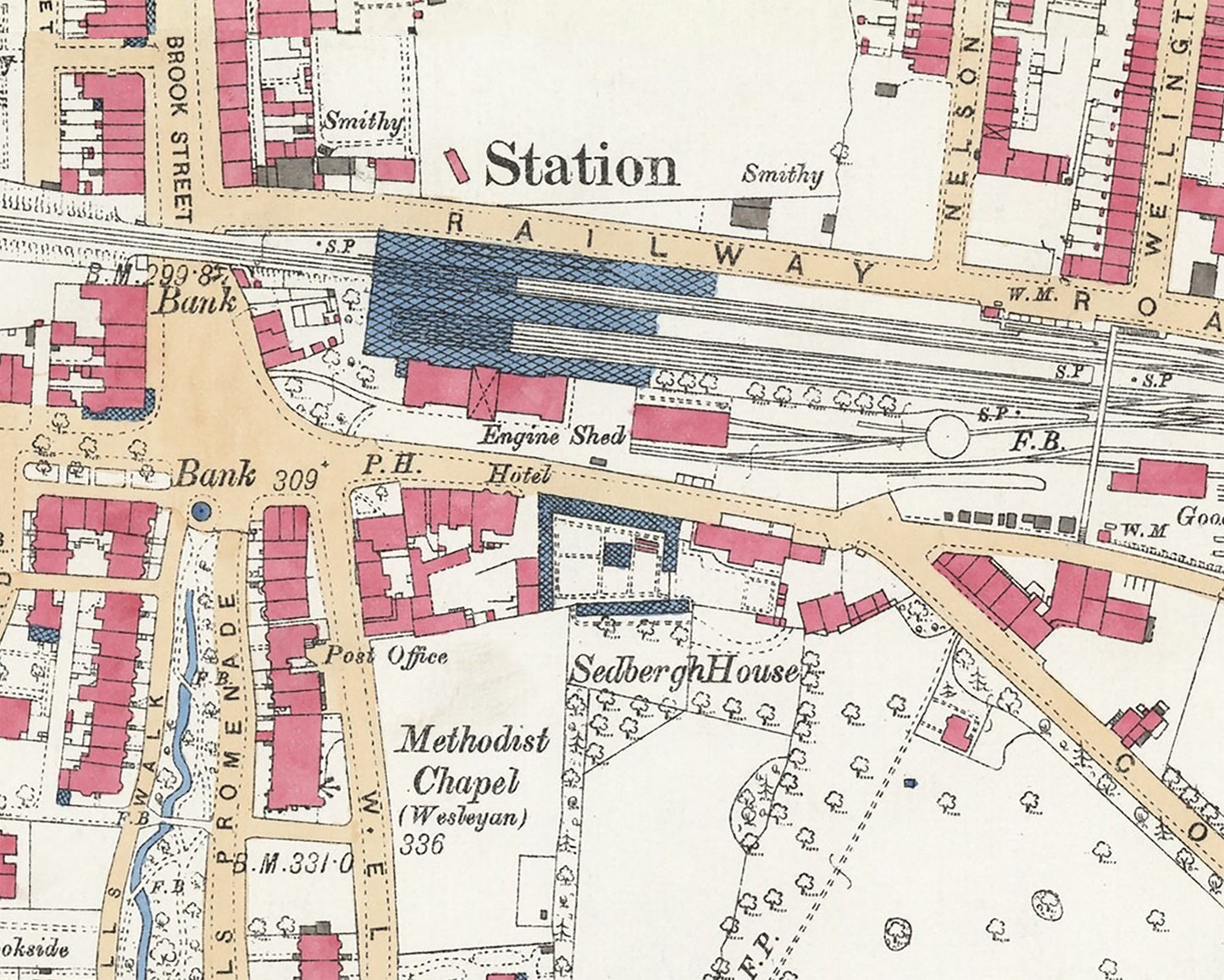 Old ILKLEY Map 1891 - Exclusive Special Edition