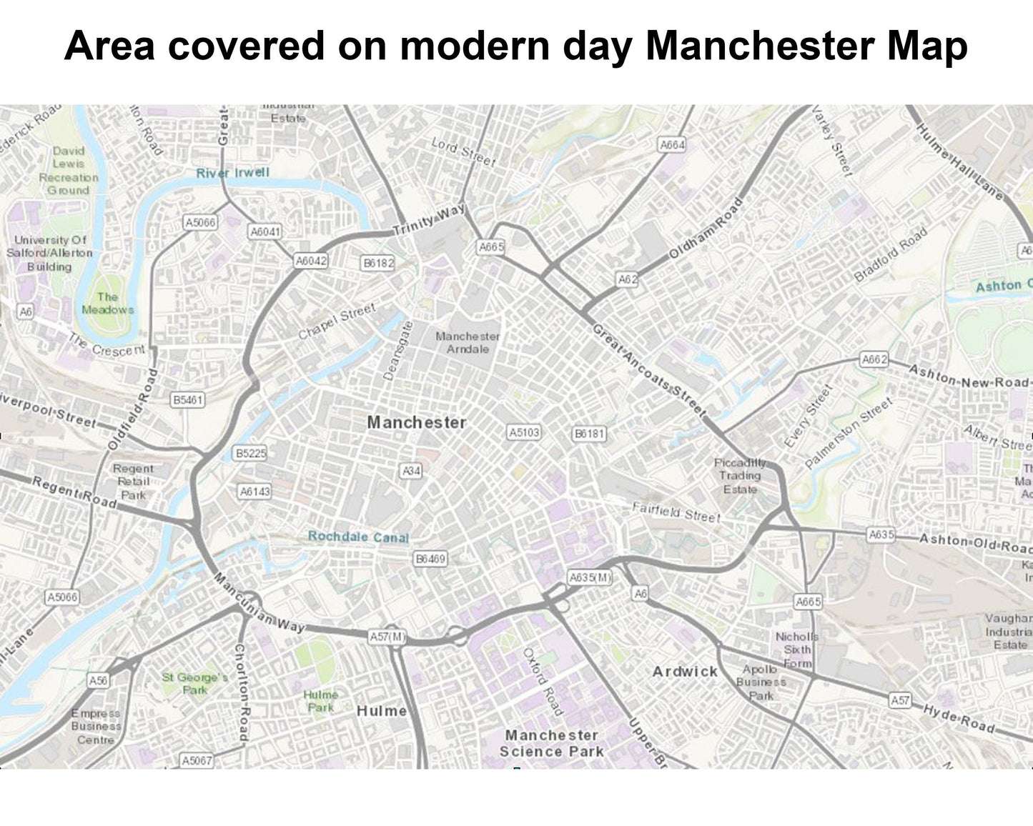 Victorian MANCHESTER and its Envrions map 1851 John Tallis