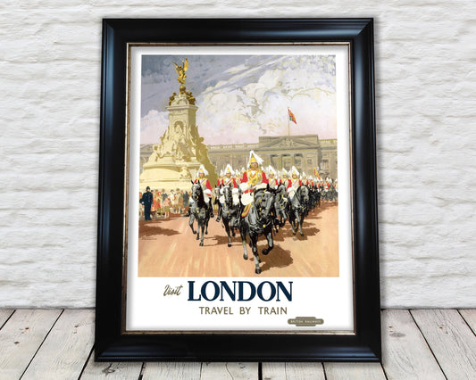 BRITISH RAILWAYS 'Visit London' by Gordon Nicoll