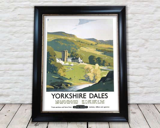 British Railways YORKSHIRE DALES by Frank Sherwin 1952