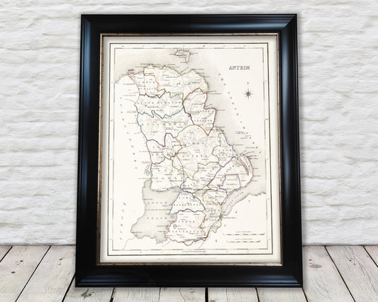 County ANTRIM 1846 by Creighton