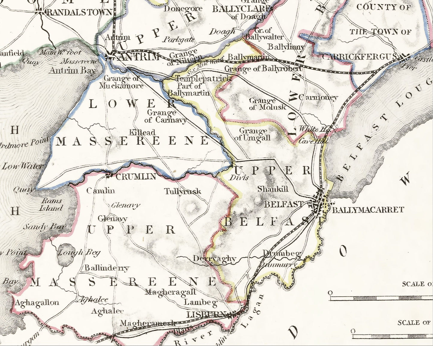County ANTRIM 1846 by Creighton