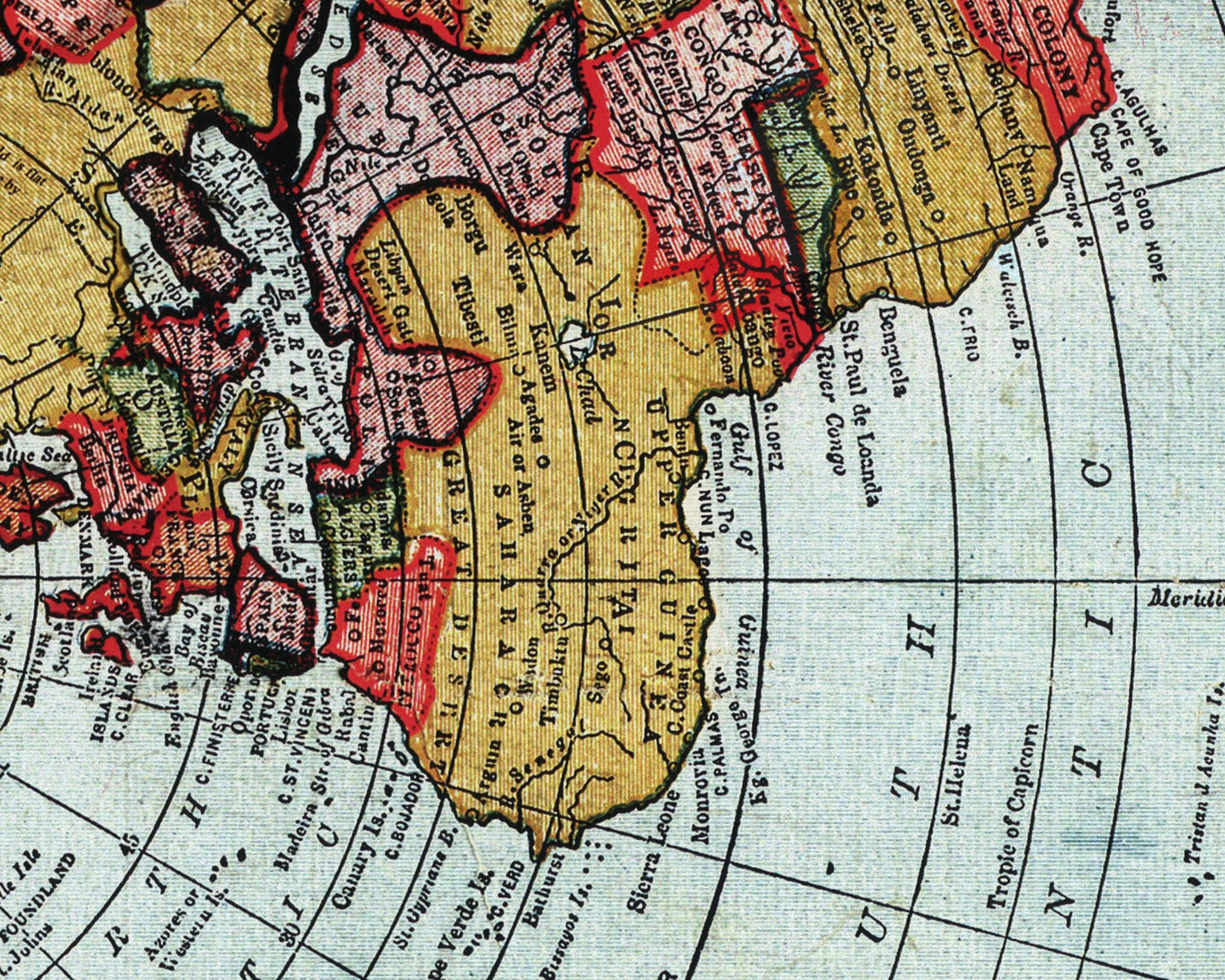 Gleason's FLAT EARTH Map of the World 1892 - Scientifically Correct!