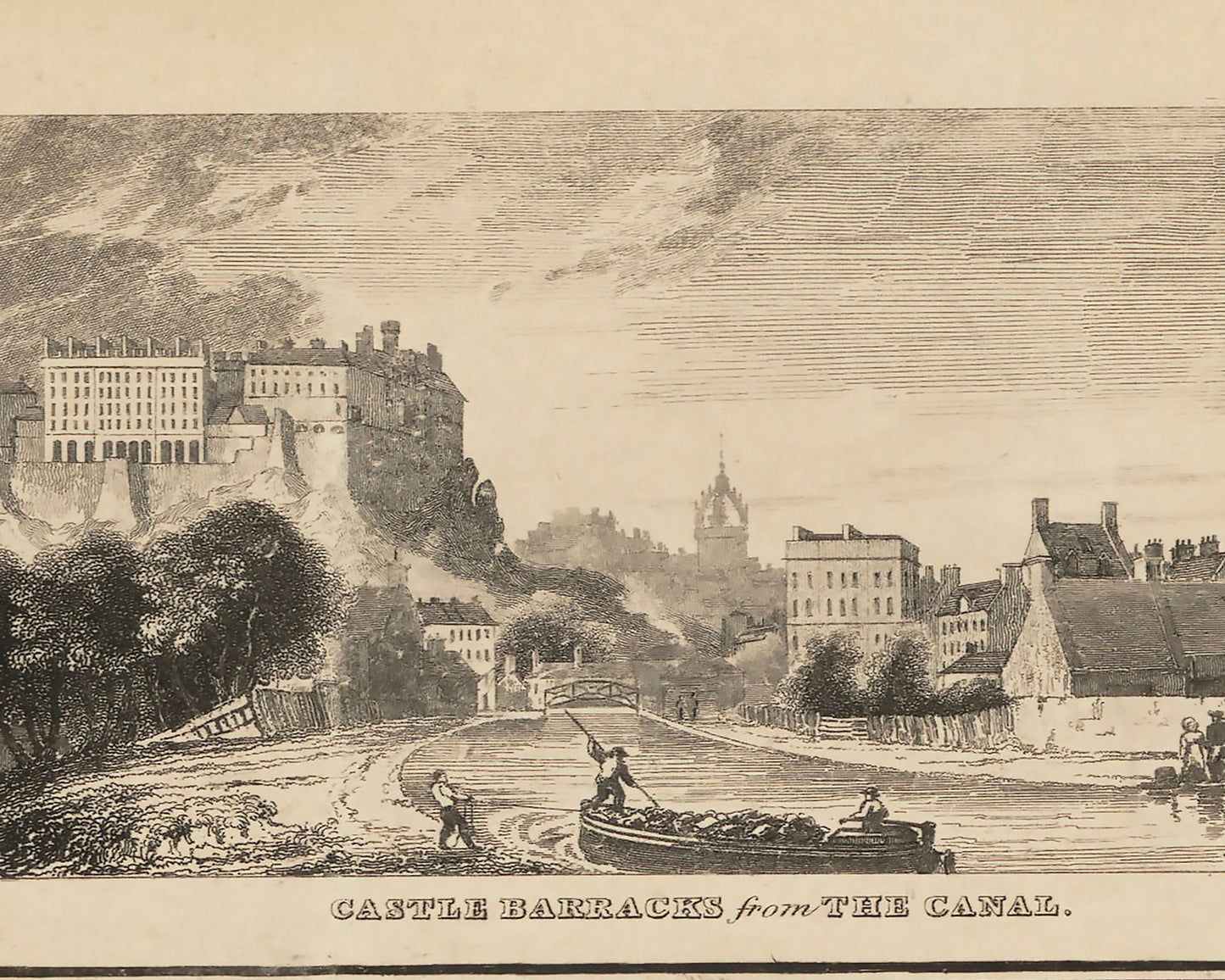 Hamilton's EDINBURGH and vicinity Map 1827 - Castle Arthurs Seat Heriot