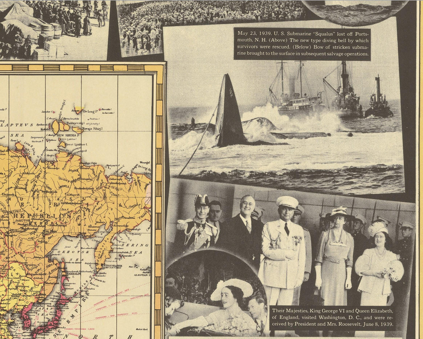 World War 2 map 1939 Outbreak of War Hitler invades Poland - Allies Axis