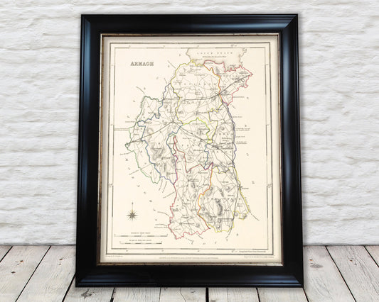 County ARMAGH 1846 by Creighton