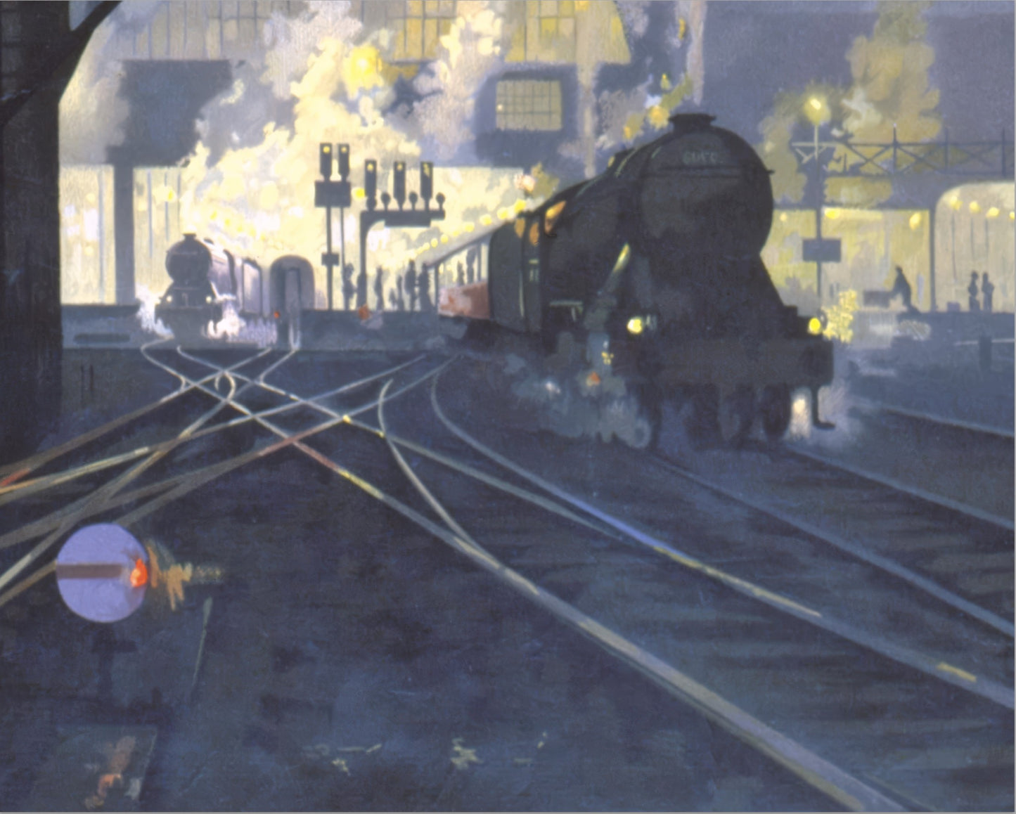 BRITISH RAILWAYS 'Service by Night' by David Shephard 1955 Unframed/Framed