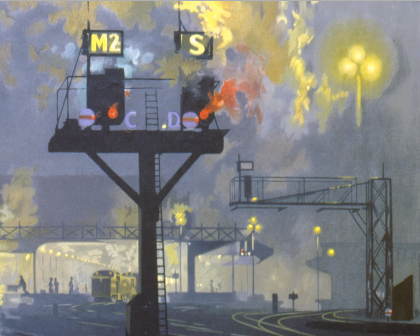 BRITISH RAILWAYS 'Service by Night' by David Shephard 1955 Unframed/Framed